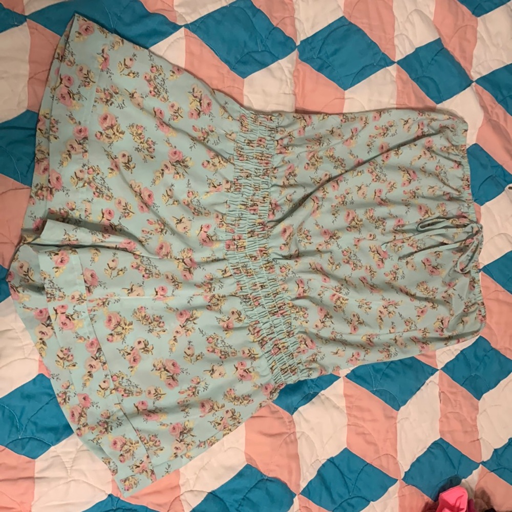 Womens small tube top romper